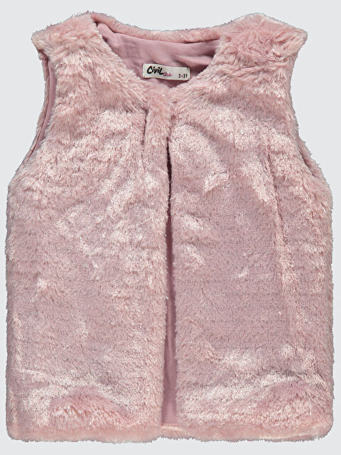 Civil Girls Kız Çocuk Yelek 2-5 Yaş Pudra - S000315618-7152