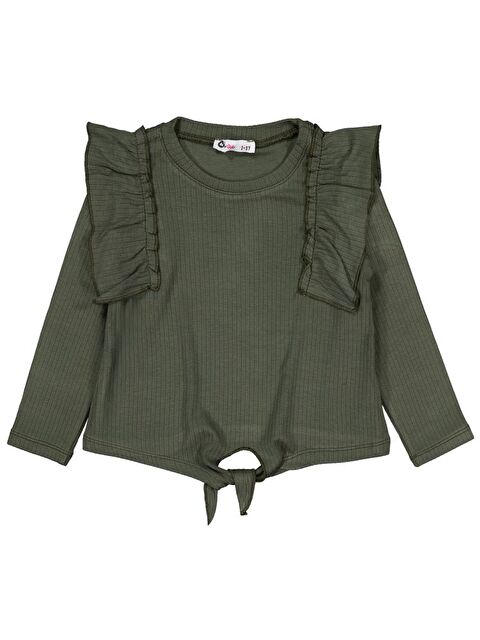 Civil Girls Omuz Fırfırlı 2-5 Yaş Sweatshirt - S000466700-18547