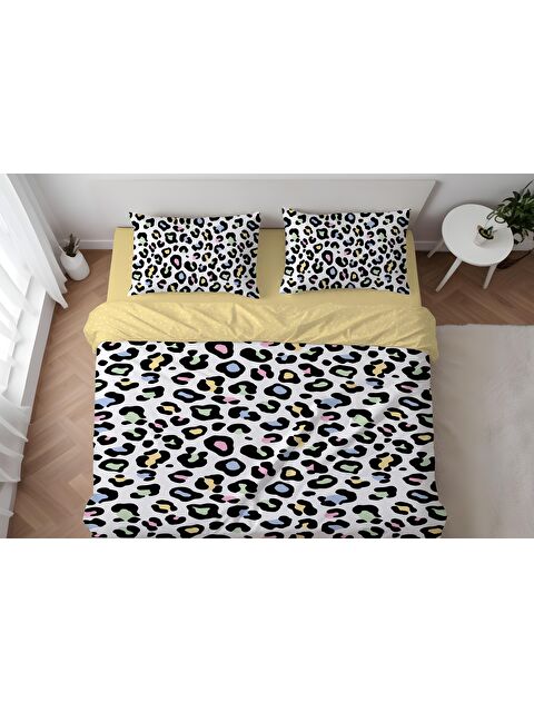 Evmila Baskılı,Desenli Çift Kişilik Nevresim Takımı (ÇARŞAFSIZ) 200x220 cm - S000219449-23173