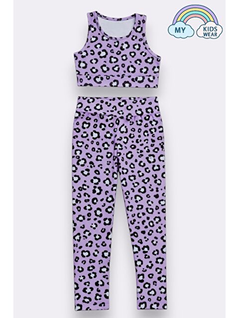 My Kids Wear Kız Çocuk Çok Amaçlı Desenli Mayo & Spor Takımı 12445 - S000501980-20024