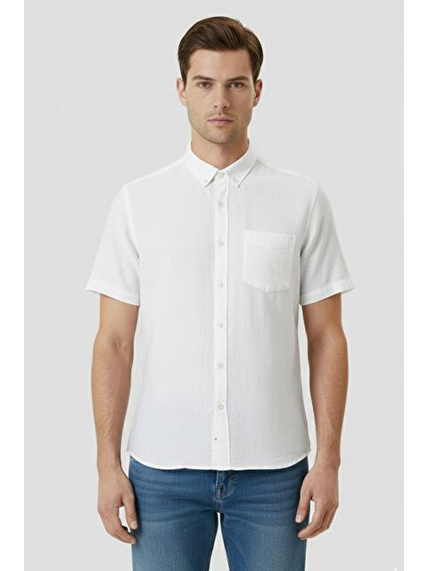 Sabri Özel Gömlek Beyaz