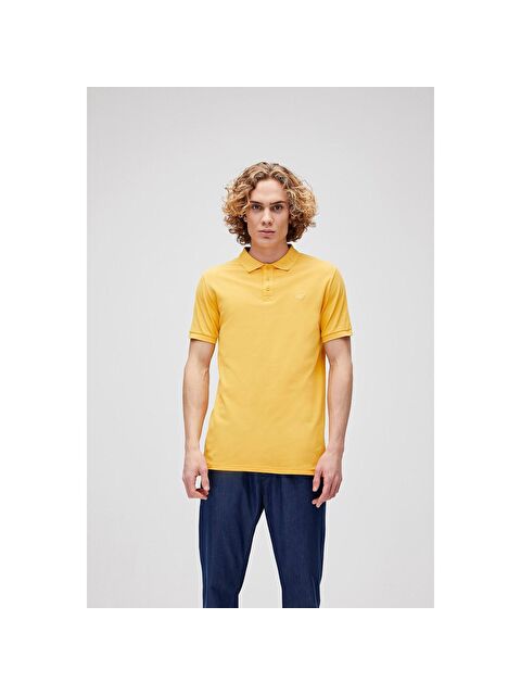 Bad Bear Stark Erkek Sarı Polo Yaka Spor Tişört