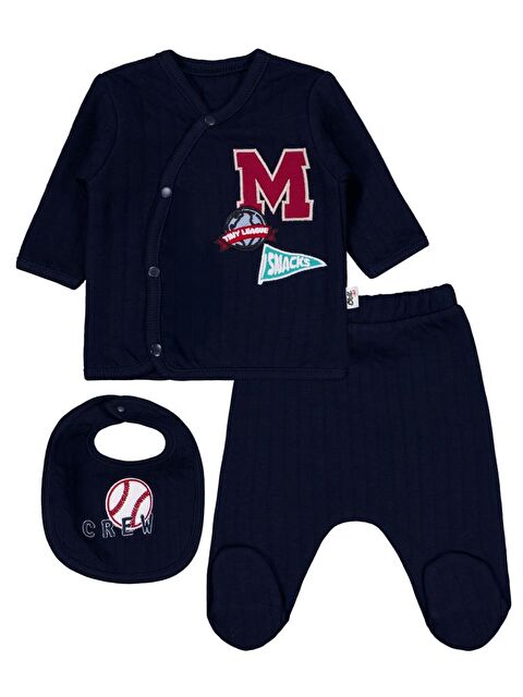 Civil Baby M Nakışlı 3 Lü Zıbın Takımları - S000471539-29672