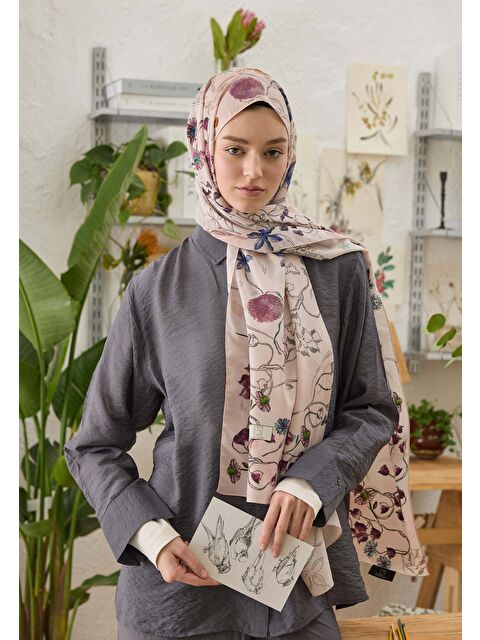 Fresh Scarfs Ruth Desen Şal Pembe - S000458311-20024