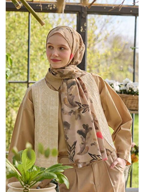 Fresh Scarfs Isla Desen Şal Pembe - S000458313-20024