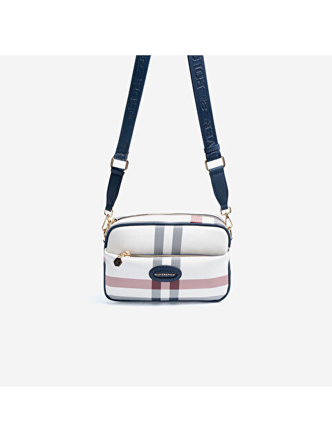 Silver Polo Kadın SP1267-MK3 SILVER POLO Çapraz Çanta Beyaz-Lacivert - S000533336-23173