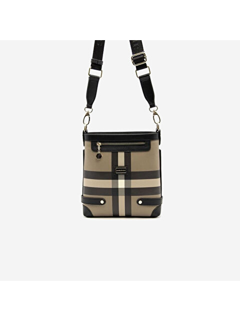 Silver Polo Kadın SP1120-MK80 SILVER POLO Çapraz Çanta Kahve-Siyah - S000533335-19413