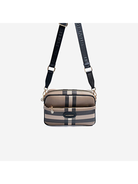 Silver Polo Kadın SP1267-MK80 SILVER POLO Çapraz Çanta Kahve-Siyah - S000533338-19413