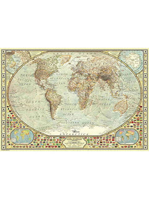 Anatolian Puzzle 2000 Parça Dünya Haritası 3935 - S000287292-10231