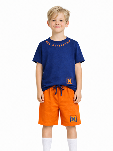 Casabony New Erkek Çocuk Şort & T-shirt 2'li Takım