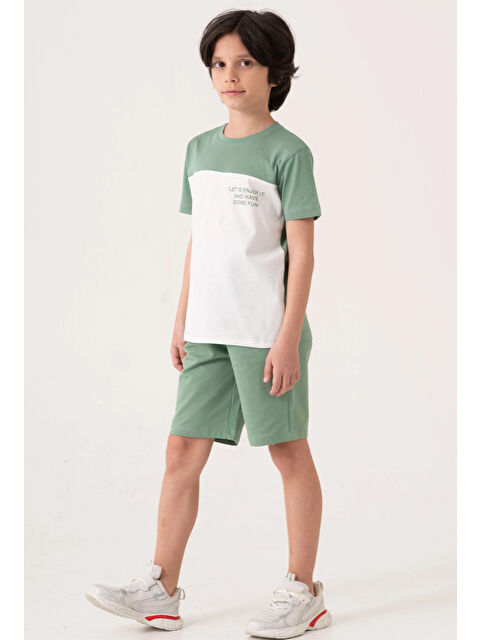 Myhanne Lets Enjoy Baskılı Erkek Çocuk Takım 50602 - S000385213-18547