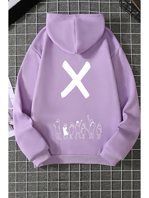 uyguntarz Unisex Design X Baskılı Sweatshirt - S000268949-17878