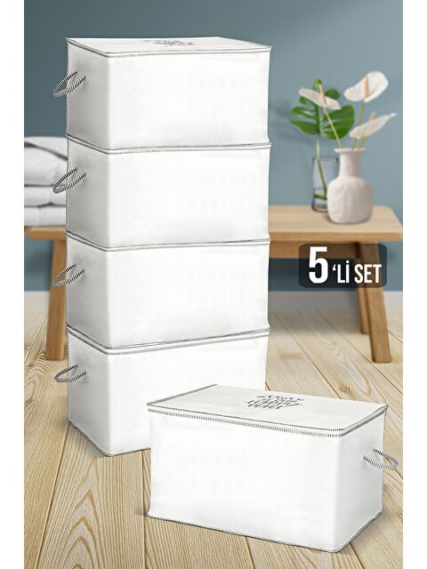 Meleni Home 5'li Mega Boy Yorgan Hurcu 75x45x45 cm