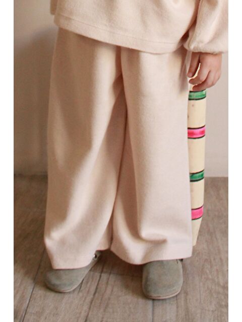 Oh La La Koala For Little Ones Bej Soft Kız Çocuk Pantolon