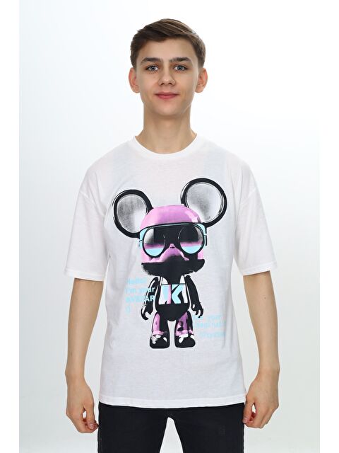 Toontoykids Erkek Çocuk Robot Baskılı Tişört - S000346072-19965