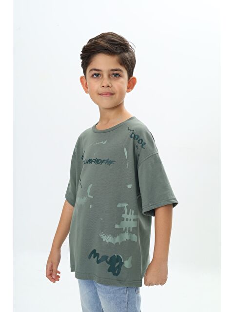 Toontoykids Erkek Çocuk Grafiti Baskılı Tişört - S000346071-29460