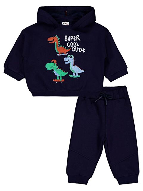 Civil Baby Dinozor Baskılı 6-18 Ay Takım - S000466718-29672