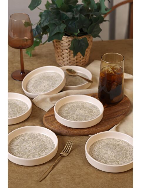 Keramika Groundlace Stackable Çerezlik / Sosluk 14 Cm 6 Adet - S000192405-19966