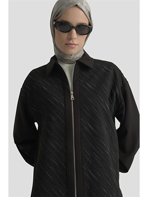 ARMİNE Jakarlı Örme Takım 25Kd1059 Siyah - S000498066-19351