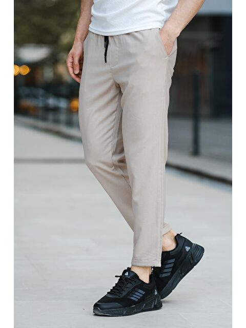 Oksit Joy Slim Fit Erkek Beli Lastikli Duble Paça Erkek Jogger Pantolon - S000125613-19928