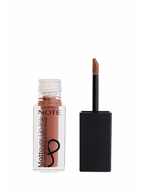 Note Cosmetique Mattever Lip-Ink Mat ve Kalıcı Likit Ruj 02 Sunset Sand - Koyu Nude - S000111580-26411