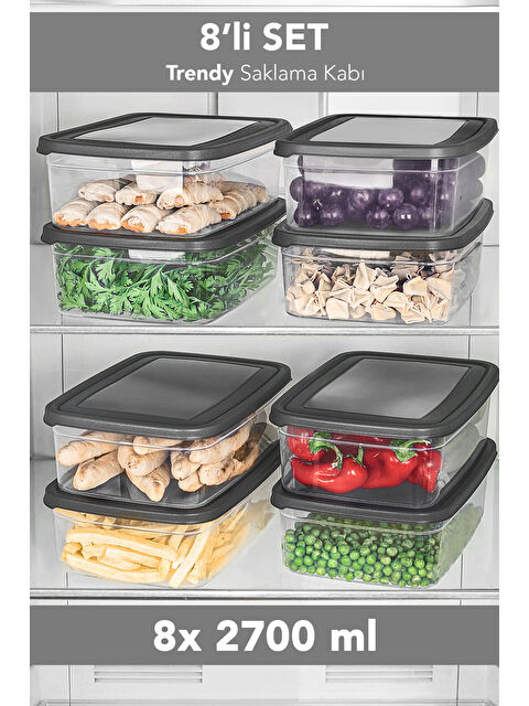 Meleni Home 8'li Saklama Kabı 2700 ml