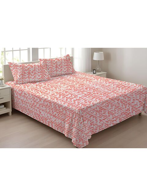 Evmila Desenli Çift Kişilik Baskılı Pike (200x220 Cm) - S000232935-23173