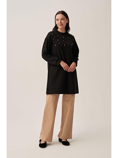 ALLDAY Siyah-Pamuklu Droplu Sweat - S000500689-19351