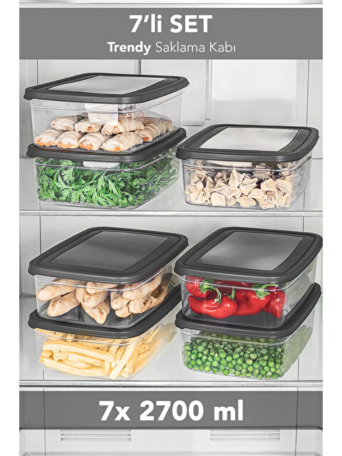 Meleni Home 7'li Saklama Kabı 2700 ml