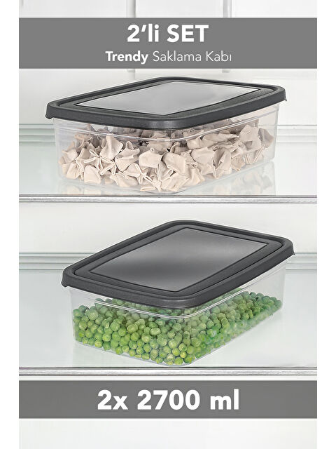 Meleni Home 2'li Saklama Kabı 2700 ml