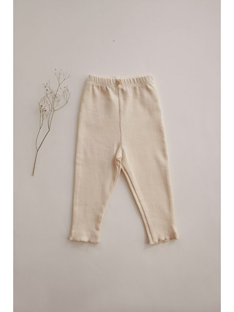 Oh La La Koala For Little Ones Krem Paça Dantelli Kaşkorse Tayt