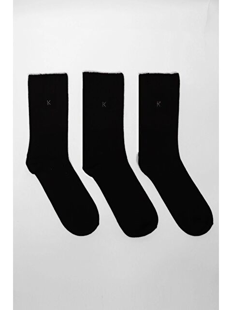 Katia And Bony 3'lü Paket Melissa Modal Kadın Çorap Siyah/Siyah/Siyah - S000231271-19351