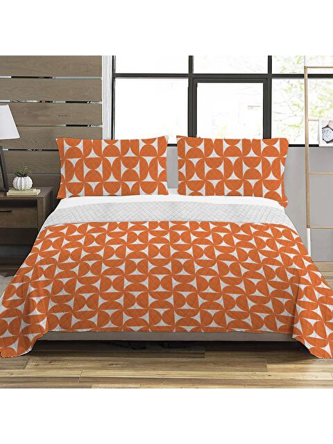 Evmila Desenli Çift Kişilik Baskılı Pike (200x220 Cm) - S000232944-23173