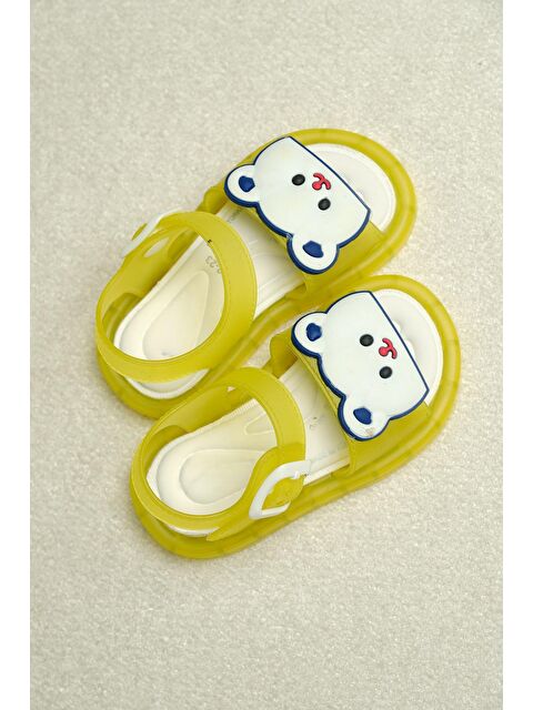 Oksit Eva Işıklı Kaydırmaz Tabanlı Figürlü Unisex Çocuk Sandalet Terlik - S000186045-20072