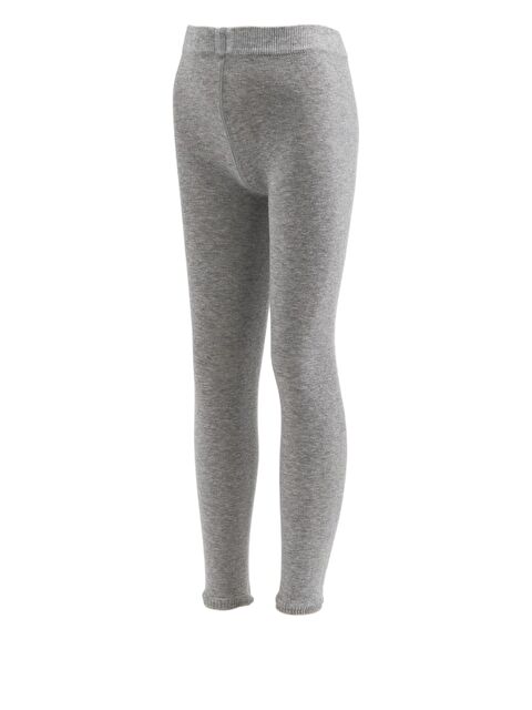 Katia And Bony Pamuklu Çocuk Tayt Koyu Gri Melanj - S000131552-29351