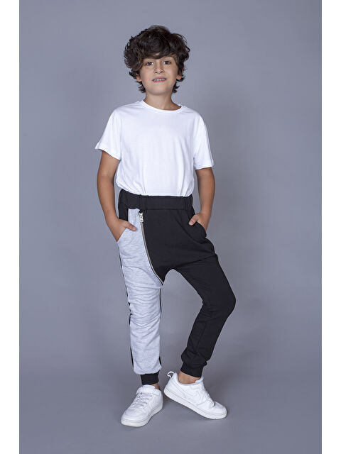 Toontoykids Erkek Çocuk Şalvar Tipi Fermuar Detaylı Eşofman Alt - S000271841-74