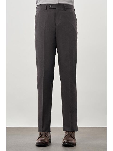 İMZA Antrasit Esnek Yandan Cepli Comfort Fit Classic Erkek Pantolon 1003245207 - S000352600-29666