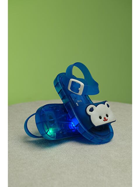 Oksit Eva Işıklı Kaydırmaz Tabanlı Figürlü Unisex Çocuk Sandalet Terlik - S000186045-17234