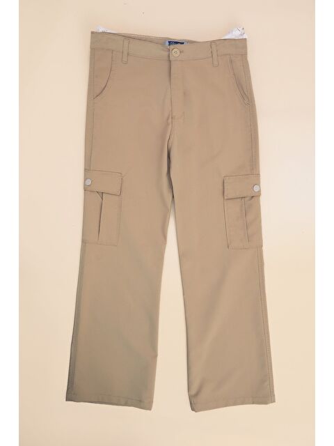 Fullamoda Fermuarlı Kargo Cep Kız Çocuk Pantolon - S000527999-26429