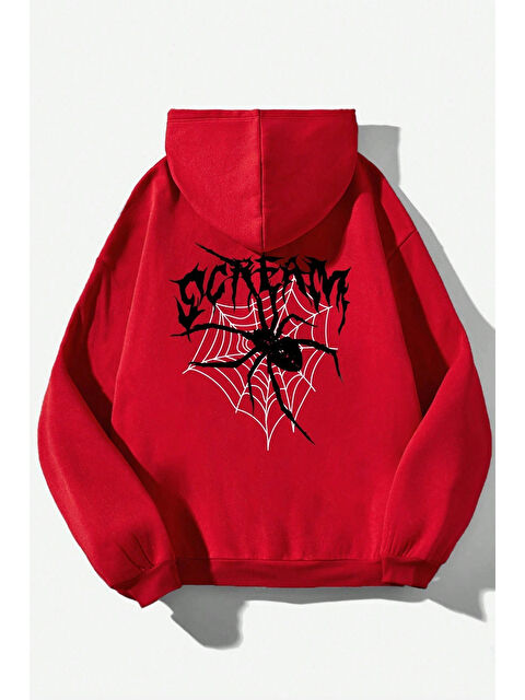 uyguntarz Scream Baskılı Oversize Sweatshirt - S000283706-20045
