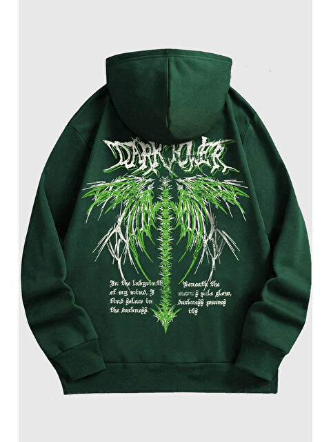 uyguntarz Dark Baskılı Oversize Sweatshirt - S000283694-18194