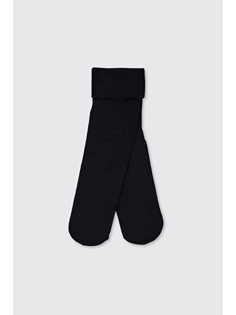 Panço Kız Bebek Mikro Siyah Külotlu Çorap - S000514582-19351