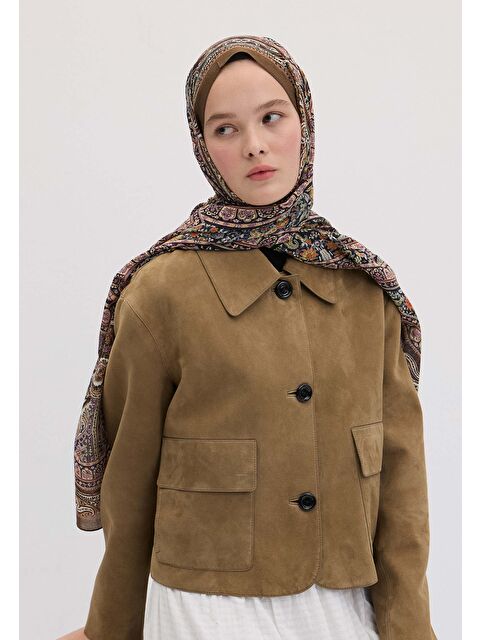 Fresh Scarfs Nordıc Paısley Desen Şal Lavanta - S000420432-17878