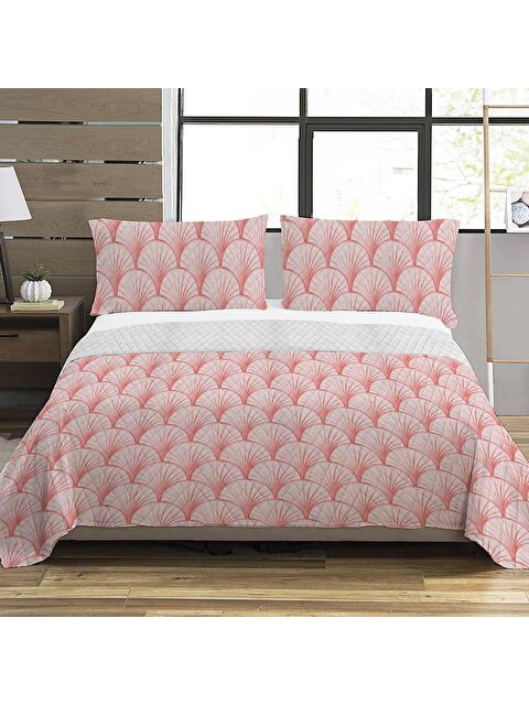 Evmila Desenli Çift Kişilik Baskılı Pike (200x220 Cm) - S000232943-23173