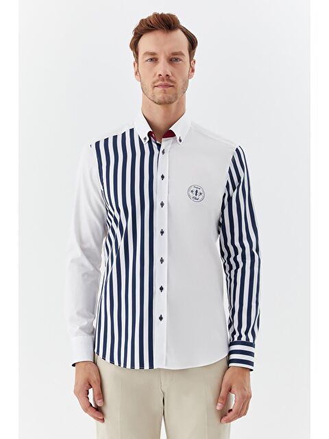 Sabri Özel Erkek Gömlek Beyaz