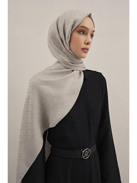 ARMİNE Lyocell Naia Üçgen Monogram Şal 5 23 - S000424166-20600