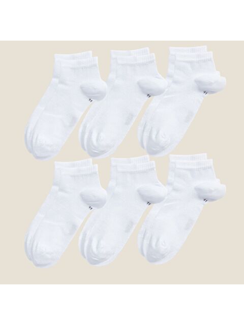 Dündar Beyaz Modal 6'lı Unisex Çocuk Patik Çorap - S000309482-21165