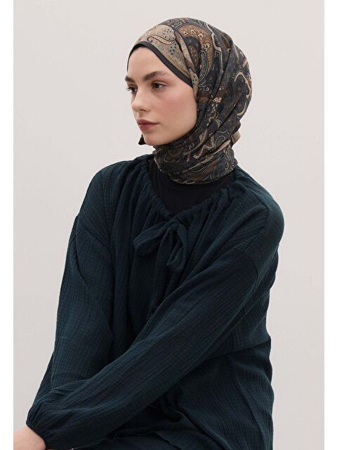 Fresh Scarfs Sıara Desen Şal Lacivert - S000458329-21164