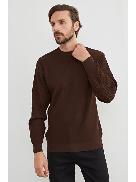 Fullamoda Basic Bisiklet Yaka Triko Kazak - S000444540-19413