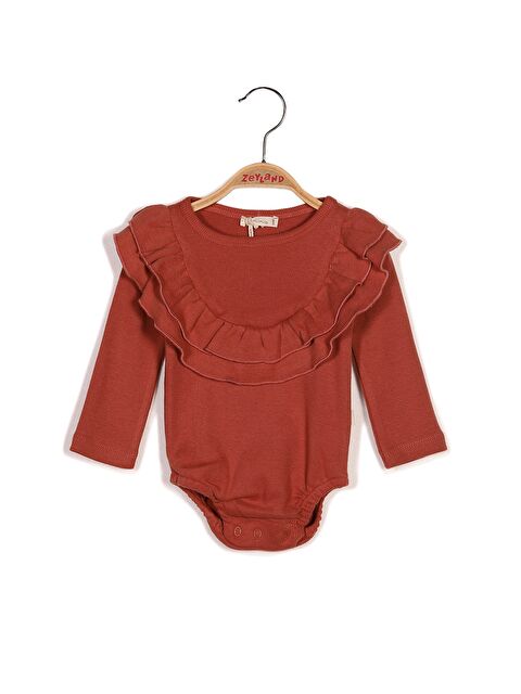 Mi·ni·ni·o %100 Organik Pamuk Volanlı Body (0-4Yaş) - S000325776-18657